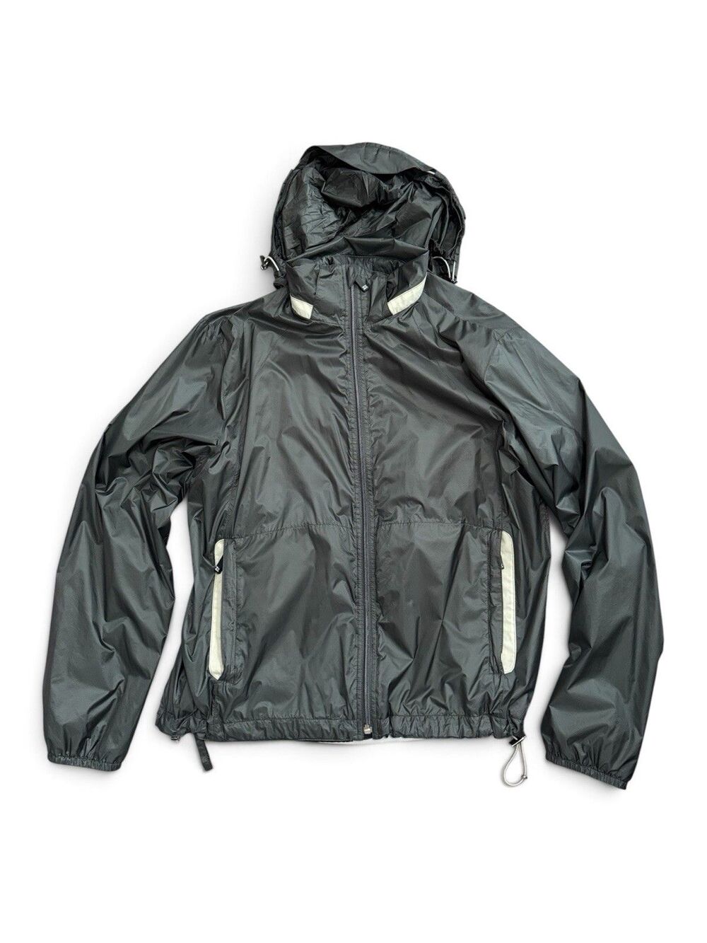 VTG ZEGNA Sport Microtech Packable Jacket Hooded Gorpcore M Tech wear